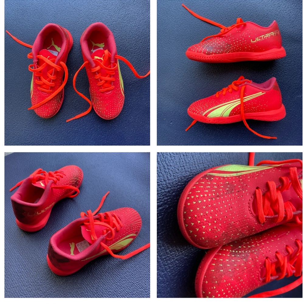 Boys Puma Soccer Shoes 12c